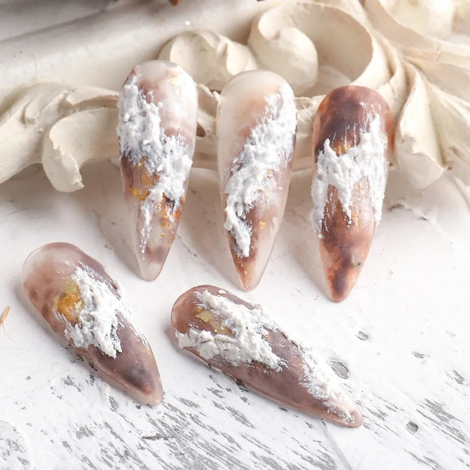 8g Nail Drawing Gel 3D Modeling Gypsum Gel Polish Plaster Glue Art Design DIY Flowers Painted Carved Nail Gel For Manicure Decor