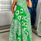 Maxi Long Dress Sexy Sleeveless Bohemian Printed Party Sundress 2024 VONDA Summer Tank Vestidos Beach Loose Casual Robe Oversize