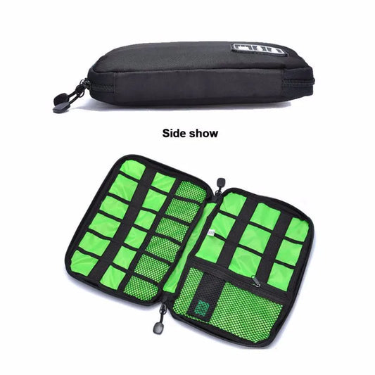 Gadget Cable Organizer Bag Travel Digital Electronic Accessories Storage Bag USB Charger Power Bank Holder Cable Makeup Box Bags