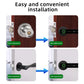 RAYKUBE M5 Tuya BLE Smart Fingerprint Door Lock Digital Electronic Lock with Password/Key/IC Card/ Smartlife/ Tuya APP Unlock