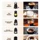 HiBREW Multiple Capsule Coffee Machine, Hot/Cold Dolce Gusto Milk Nespresso Capsule ESE Pod Ground Coffee Cafeteria 20Bar 5 in 1