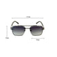 New Sunglasses For Men Luxury Fashion Glasses Sunscreen  Square Sunglasses Women Trendy Vintage Gafas De Sol Hombre Zonnebril Su