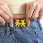 Cute Bear Jeans Buckles Jeans Pants Waistline Reduction Adjustable Metal Buckle Skirt Jeans Tools Trousers Accessories
