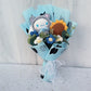 Graduation Gifts Sanrio Kuromi Hello Kitty With Crochet Sunflower Bouquet My Melody Cinnamoroll  Mother's Day Birthday Gifts