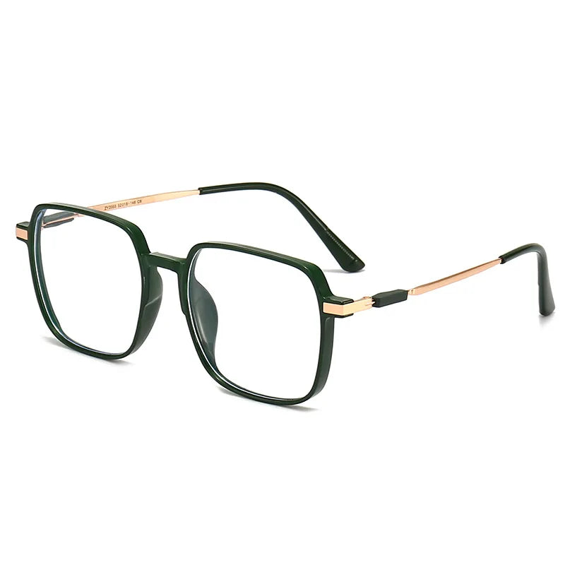 Square Blue Light Blocking Glasses Man And Women Black Oversized Optical Eyeglasses Vision Spectacles Big Frame Computer Eyewear
