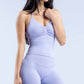Gym Beautiful Open Back Bra Running Workout Halter Impact Longline Strappy Top Sports Yoga Vest Women's Fitness Tank Top