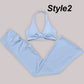 Gym Leggings Women High Waist Flared Pants Cross Waist Sport Tights Ladies Push Up Fitness Leggin Workout Clothes
