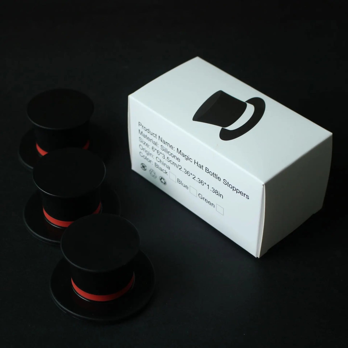 Magic Hat Wine Bottle Stopper Seal Cork Cover Silicone Wine Bottle Stopper Kitchen Tools