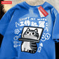 American Short Cat Numb Funny Short Sleeved t-shirt For Women In 2024 Summer New Casual Loose Oversized Cotton Top Tees