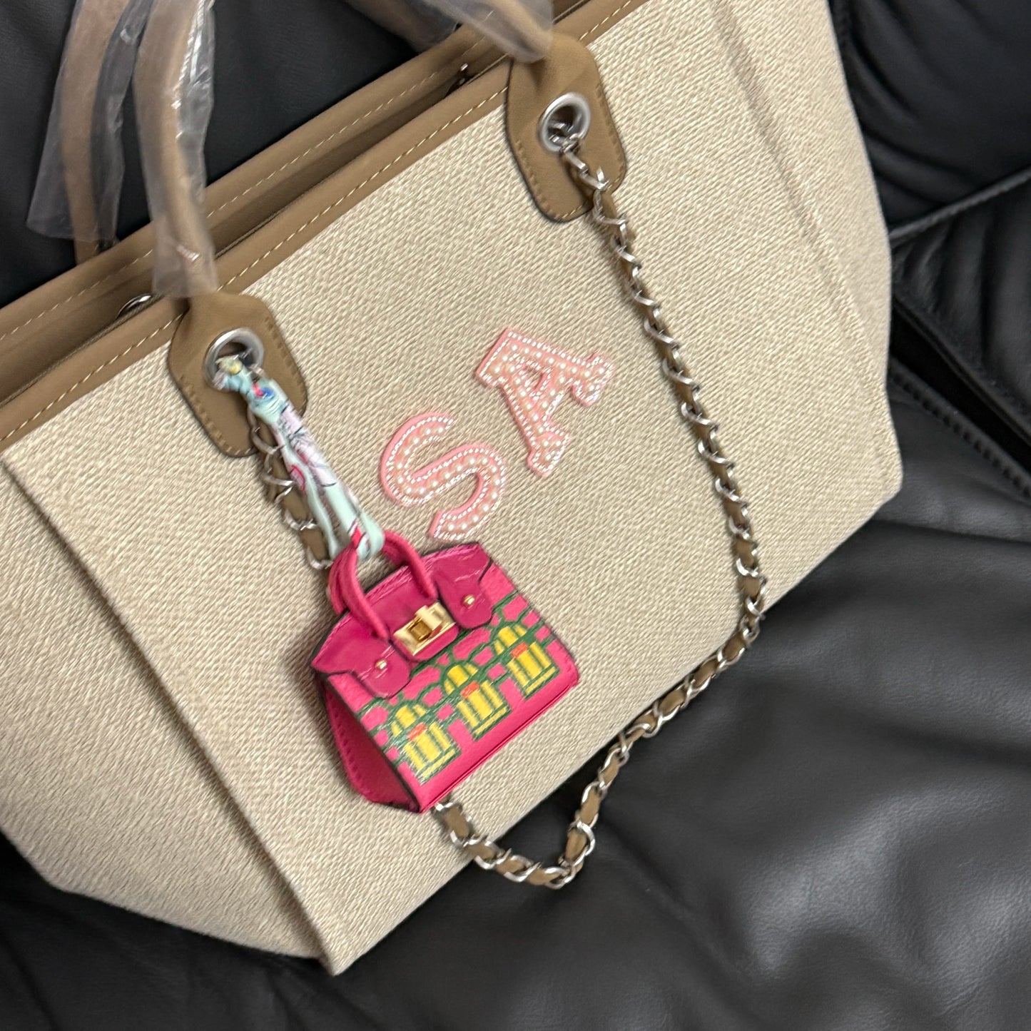 Personalized Pearl letters Handbag,Personalized Chain Bag Customized Name Birthday Gift Wedding Party Decoration Bride Gift