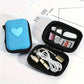 3D Love Heart Headphone Data Cable Storage Bags Charger Power Bank Rectangular Box Digital Product Storage Box Birthday Gifts