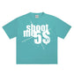 Harajuku Oversized Streetwear Men's Clothing SHOOTME5$ Graphic Print Tshirt Cotton Hip Hop Letter Short Sleeve Tops Tee Goth Y2k