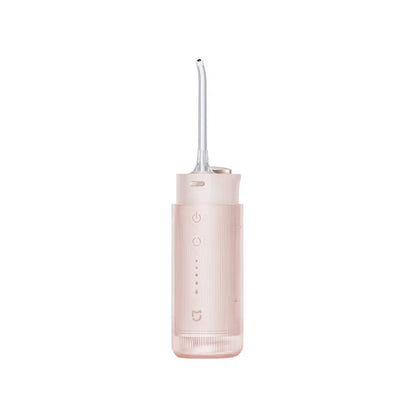 MIJIA Electric Oral Irrigator F400 Portable Water Pick Flosser Teeth Whitening Remove Dental Plaque 200ML pull-out Water Tank