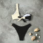 2024 Bikinis Push Up Women Swimsuits Sexy One Shoulder Swimwear Brazilian Bikini Set Thong Biquini Female Starfish Beachwear