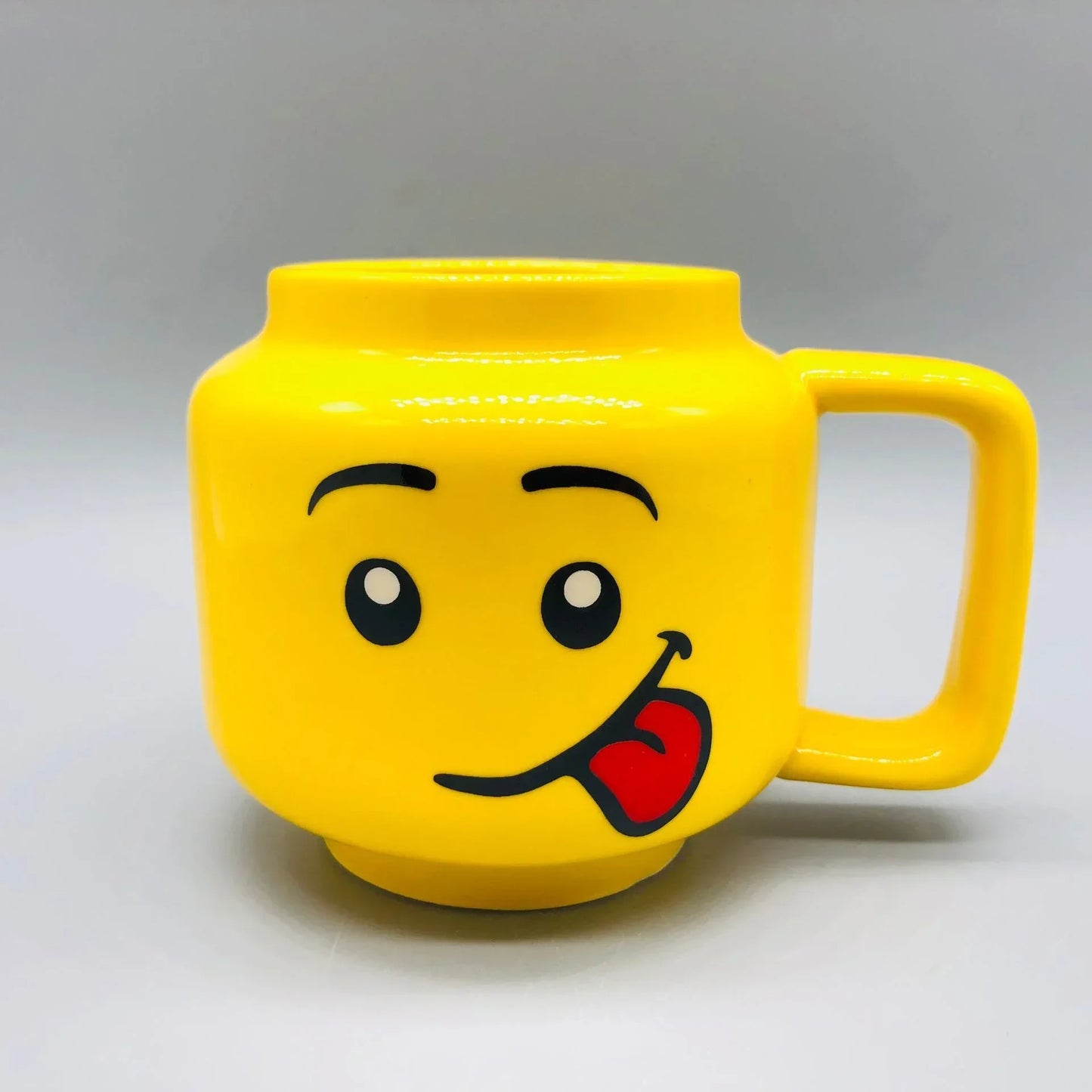 Party Favor Gifts Cute Cartoon Mug for Coffee Milk Tea Ceramic Cup Drinkware with Creative Impish Expression Pattern