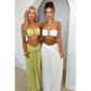 3 Pieces Bikini 2025 Sexy Women Swimsuit Swimwear Female Long Dress Cover Up Bikini Set Beachwear Bathing Suit Swimming Suit