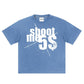 Harajuku Oversized Streetwear Men's Clothing SHOOTME5$ Graphic Print Tshirt Cotton Hip Hop Letter Short Sleeve Tops Tee Goth Y2k