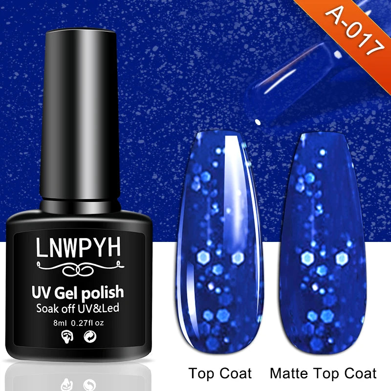 Nail Gel Polish 36 Color Gel Nail Polish Semi Permanent Gel Vernis Base Top Coat Nail Art Manicure Soak Off LED UV Gel Varnishes