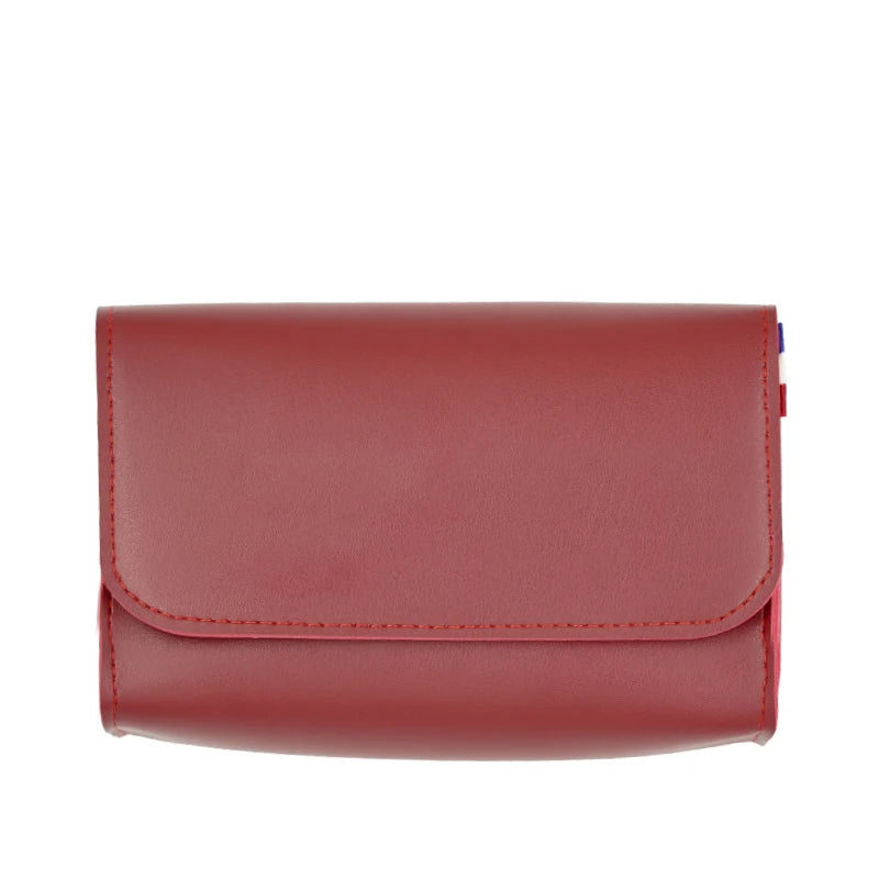 Magnetic Button PU Leather Pouch Chargers Storage Bags Sleeve For Macbook Accessories Mouse Data Line Power Spply Storage Bag