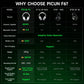 Picun F6 Active Noise Cancelling Wireless Headphones Head Tracking 3D Audio 40mm Hi-Res ANC Bluetooth Headset HIFI APP Control