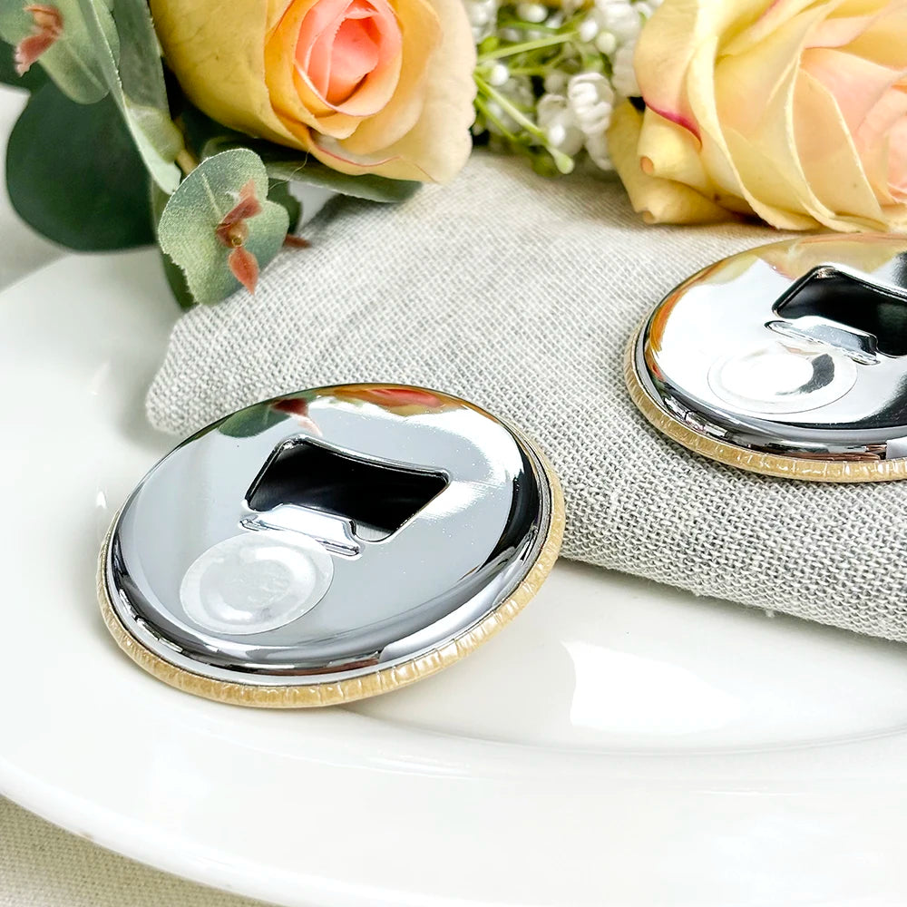 Wedding Guest Gifts Fridge Magnets Personalized Wedding Giveaways Customize Magnetic Bottle Openers Wedding Souvenirs for Guests