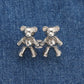 Cute Bear Jeans Buckles Jeans Pants Waistline Reduction Adjustable Metal Buckle Skirt Jeans Tools Trousers Accessories