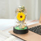 Everlasting Rose LED Glass Dome Bouquet Romantic Illuminated Ornament Perfect Valentine's Day Christmas Home Decor Romantic Gift
