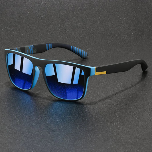 Fashion Vintage Square Sports Sunglasses Men Women Fishing Driving For Man Brand Designer Sun Glasses Anti-Glare UV400 Eyewear